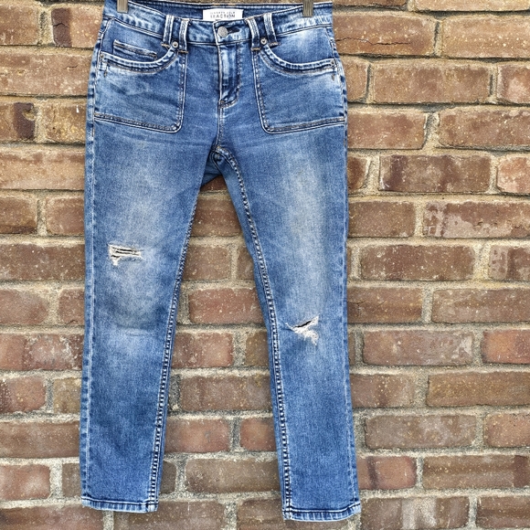 Kenneth Cole Reaction Low Rise Skinny Denim Jeans Sz 2 - Picture 6 of 9